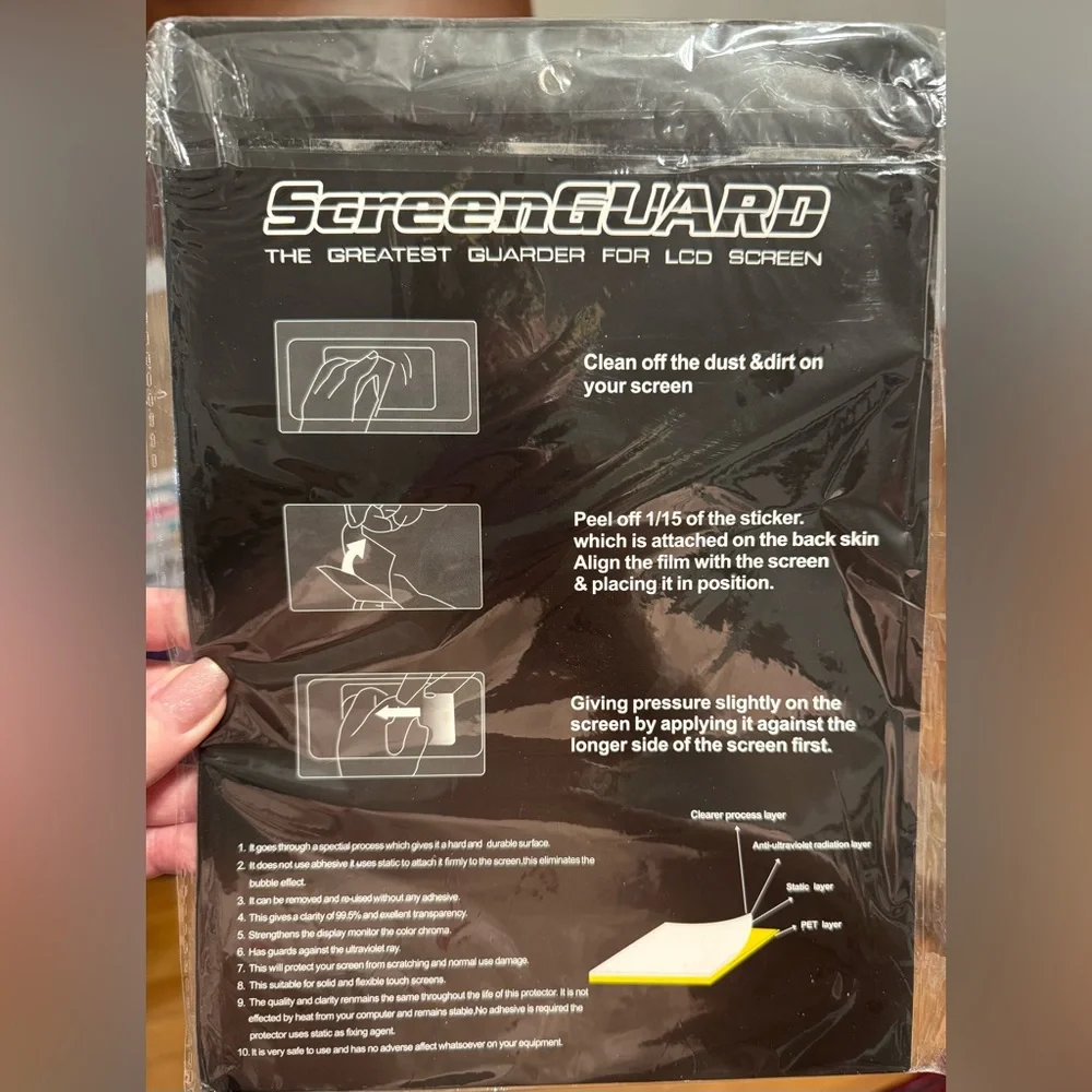 ScreenGUARD iPad screen protector for iPad 2/3/4 NIP military grade electronic